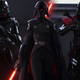 The Second Sister and her Purge Troopers, as they appear in Star Wars Jedi: Fallen Order.